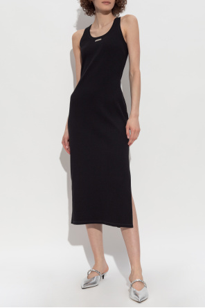 Alexander McQueen Ribbed bodycon dress