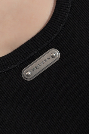 Alexander McQueen Ribbed bodycon dress