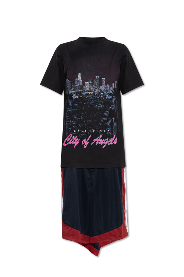 Dress with print od Balenciaga