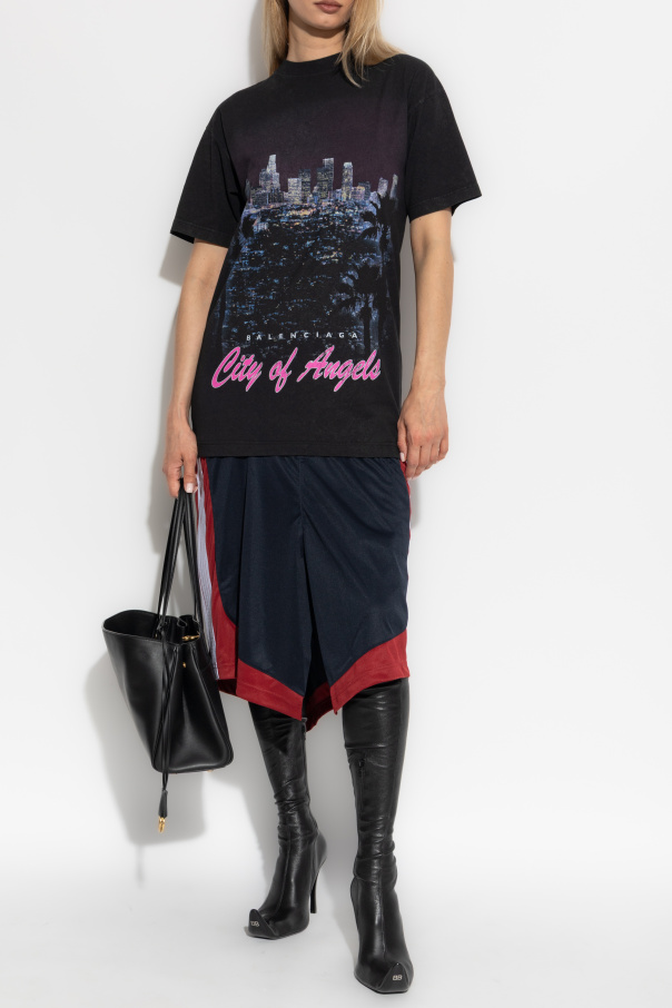 Balenciaga Vestido con estampado