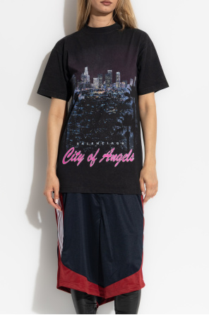 Balenciaga Vestido con estampado