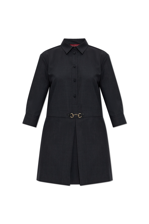 Short dress with a collar od Gucci
