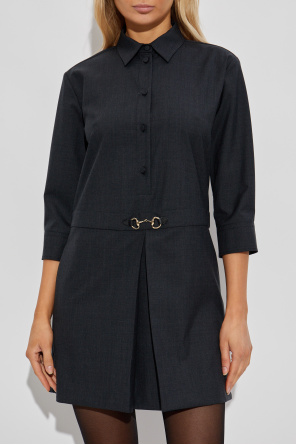 Gucci Vestido corto con cuello