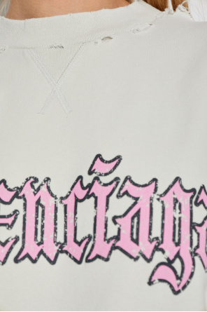 Balenciaga Vestido con efecto `vintage`