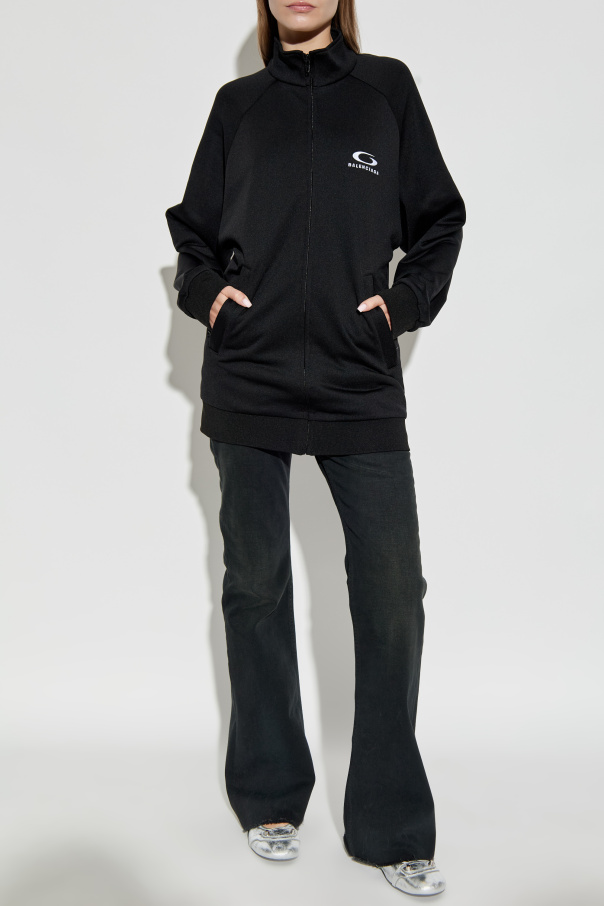 Balenciaga Sweatshirt mit Rückenausschnitt