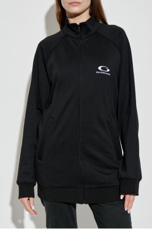 Balenciaga Sweatshirt mit Rückenausschnitt