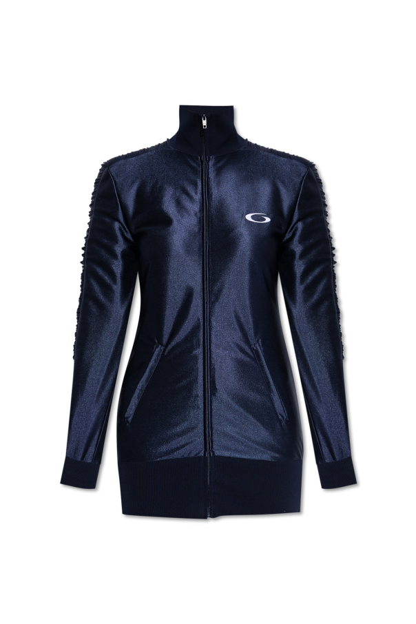 Dress with decorative draping on the sleeves od Balenciaga