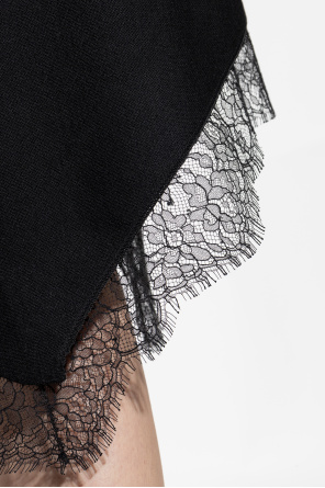 Alexander McQueen Asymetryczna sukienka bez rękawów