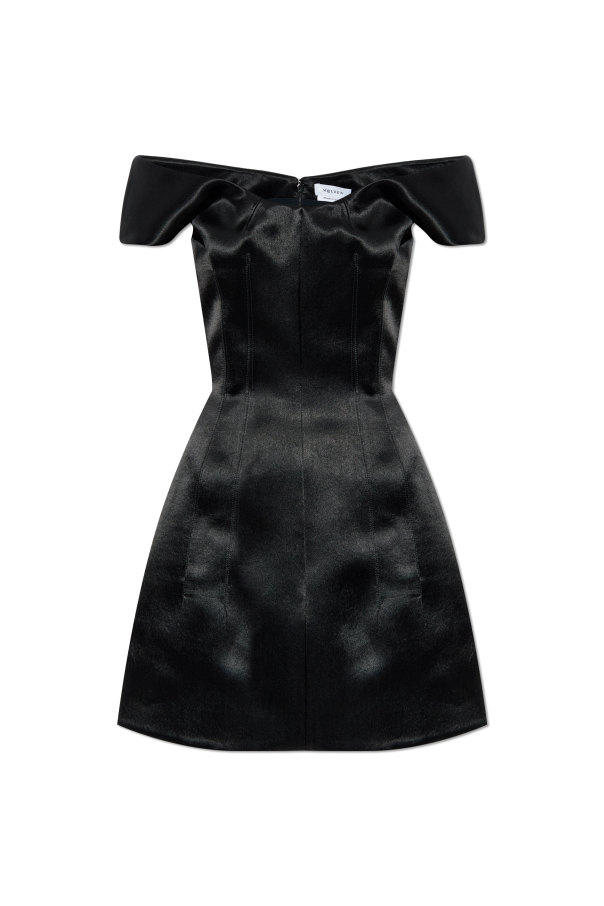 Short satin dress od Alexander McQueen