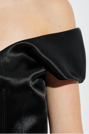 Alexander McQueen Kurzes Satinkleid