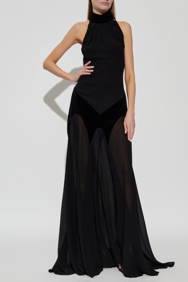 Alexander McQueen Dress made of combined fabrics