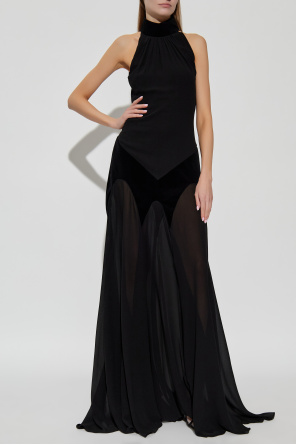 Vestido de materiales combinados od Alexander McQueen