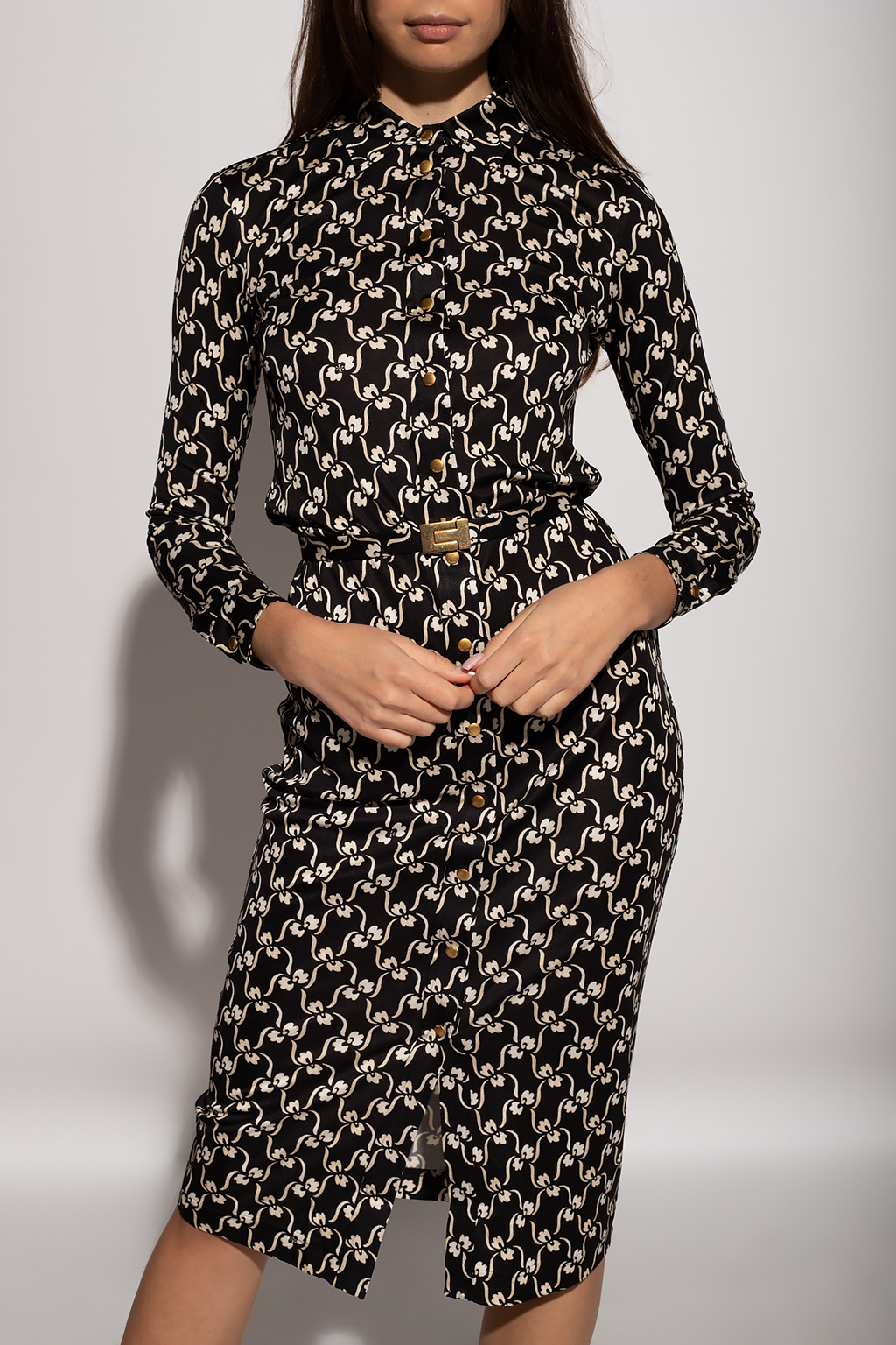 voz brown dress | Silk dress Tory Burch - IetpShops Australia