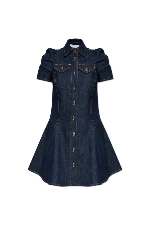 Denim dress od Alexander McQueen