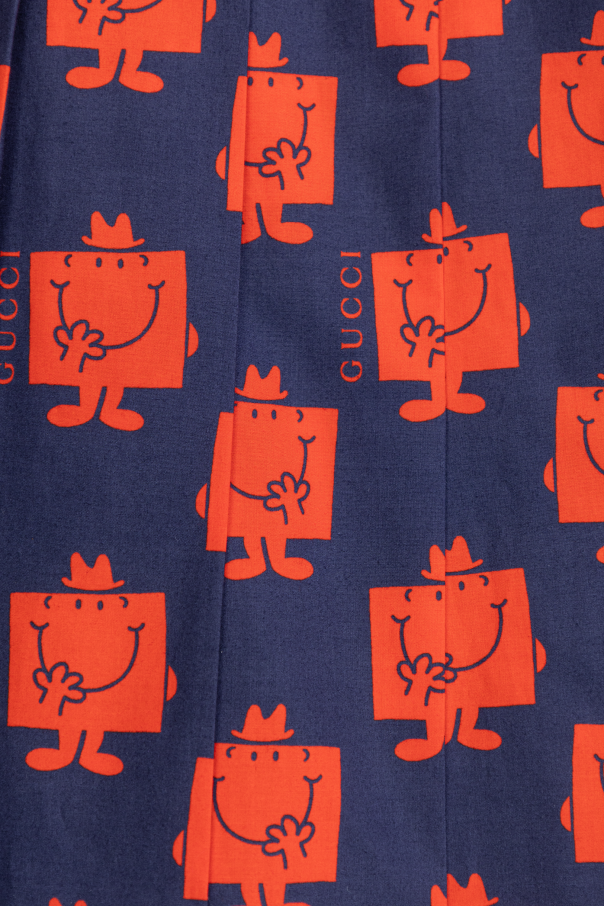 Gucci Kids Vestido plisado