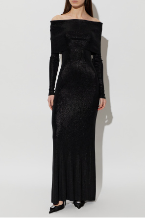 Balenciaga Vestido con acabado brillante