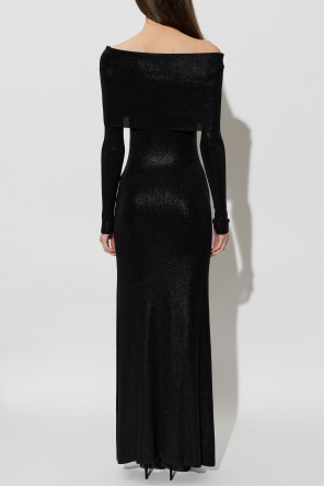 Balenciaga Vestido con acabado brillante