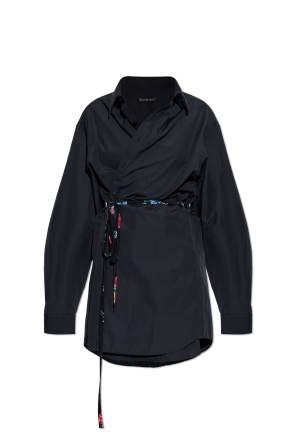 Dress with a waist belt