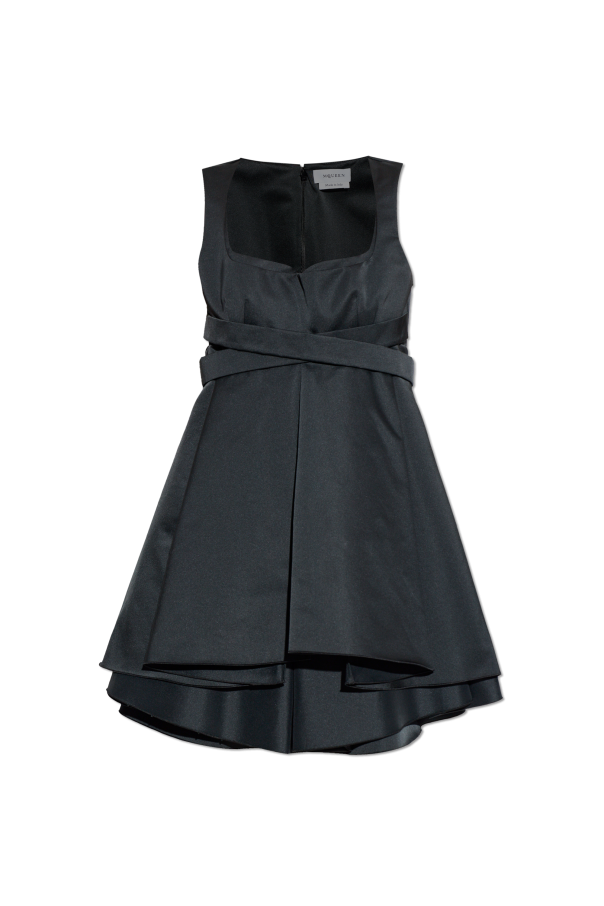 Sleeveless short dress od Alexander McQueen
