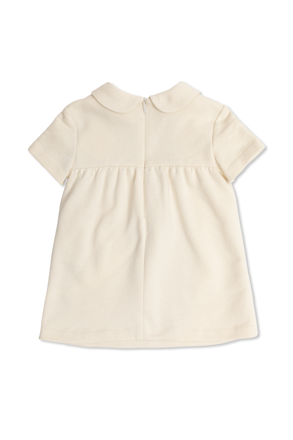 Gucci Kids Cotton dress with collar
