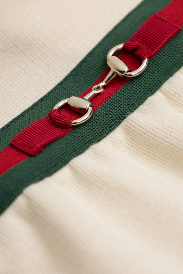 Gucci Kids Cotton dress with collar