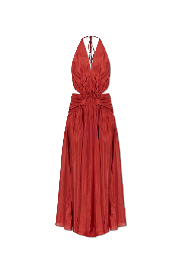 Silk dress with draping od Zimmermann