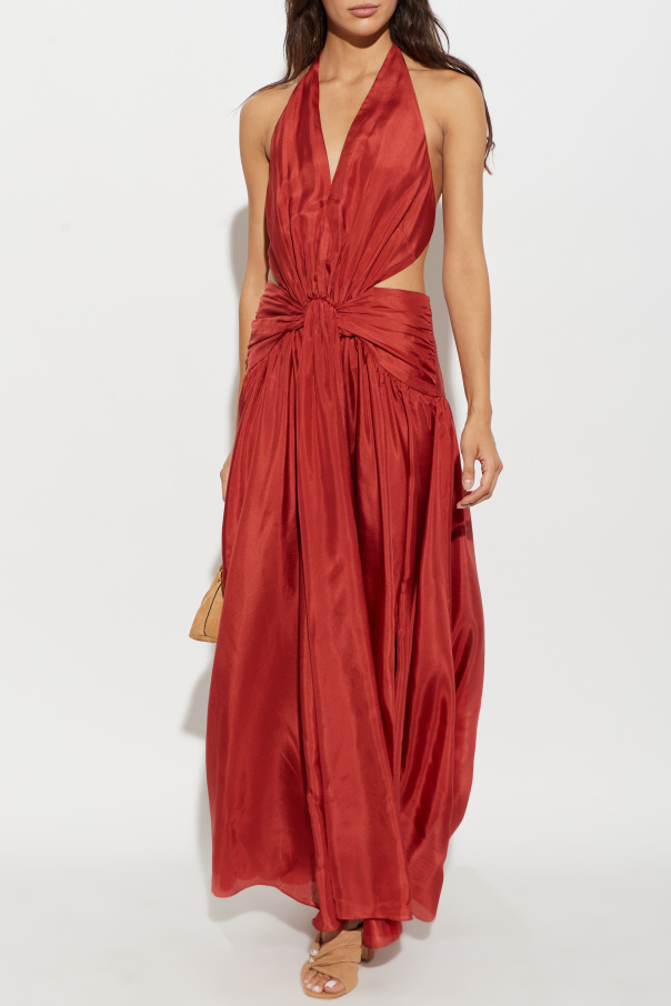 Zimmermann Silk dress with draping