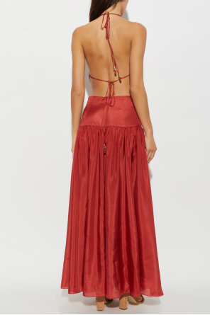 Zimmermann Silk dress with draping