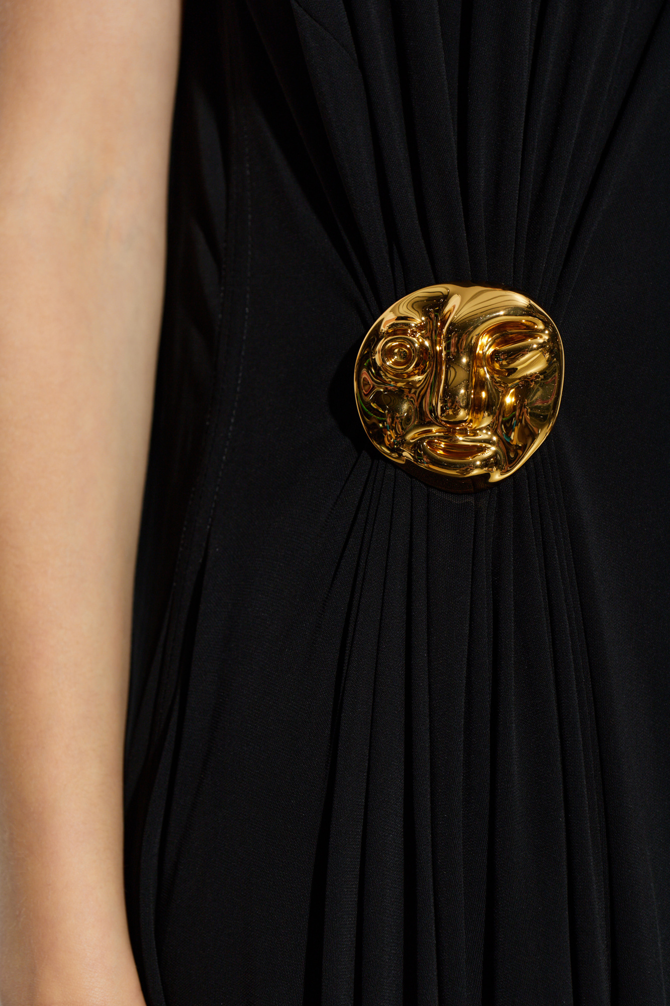 Black Dress with appliqu Bottega Veneta - Vitkac Tonga