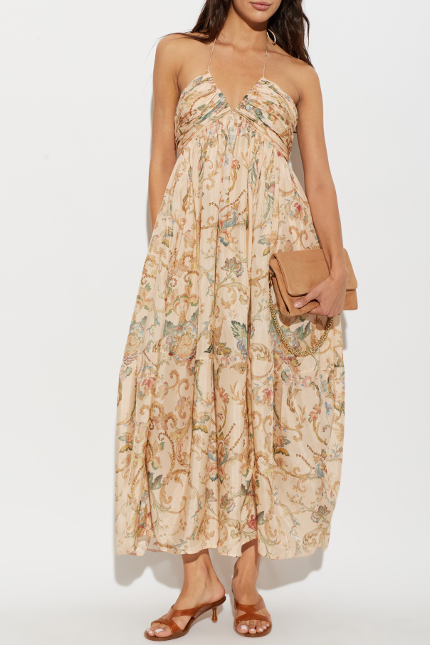 Zimmermann Silk dress with floral motif