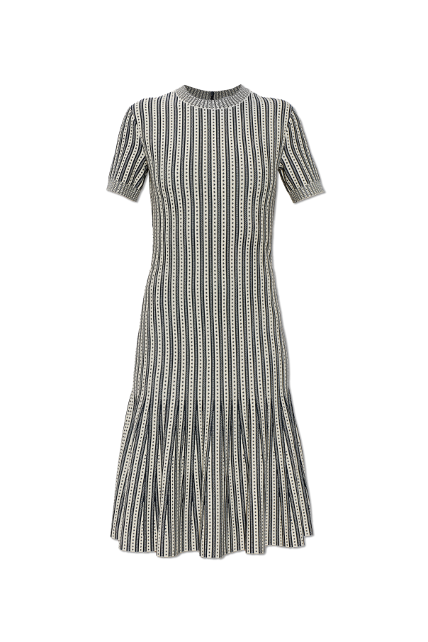 Dress with stripe pattern od Alexander McQueen