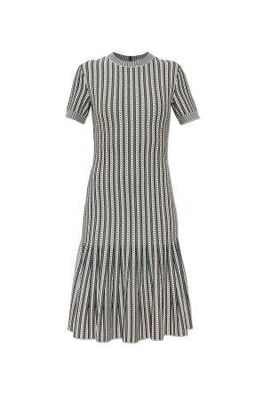 Dress with stripe pattern od Alexander McQueen