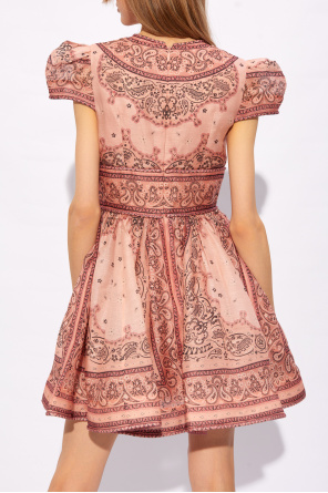 Zimmermann Sukienka z motywem ‘paisley’