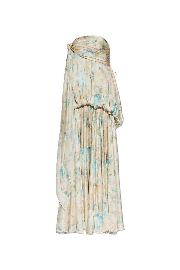 Silk dress with floral motif od Zimmermann
