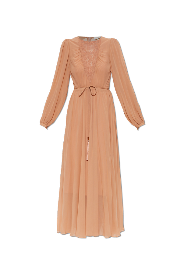 Dress with lace insert at the neckline od Zimmermann