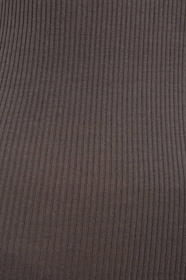 Alexander Wang Ribbed slip dress with short sleeves