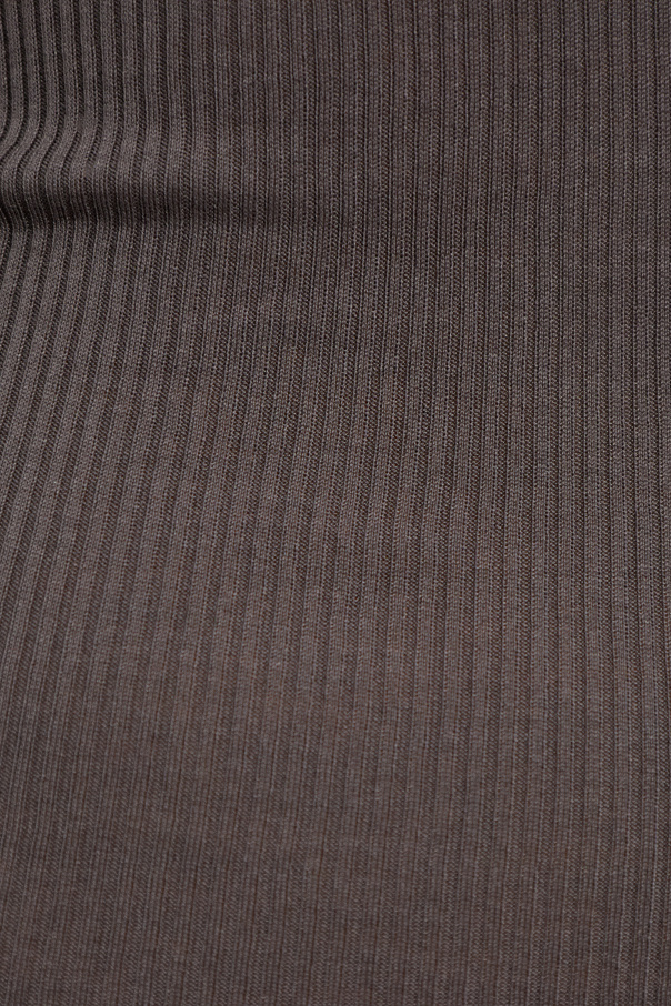 Alexander Wang Ribbed slip dress with long sleeves