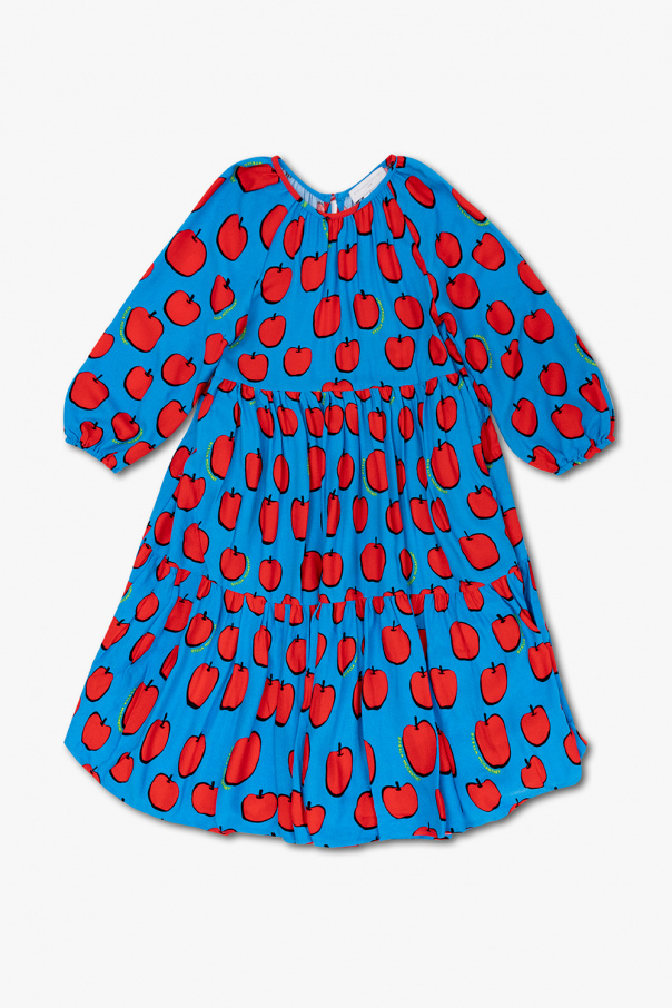 stella handkerchief McCartney Kids Dress with fruit motif