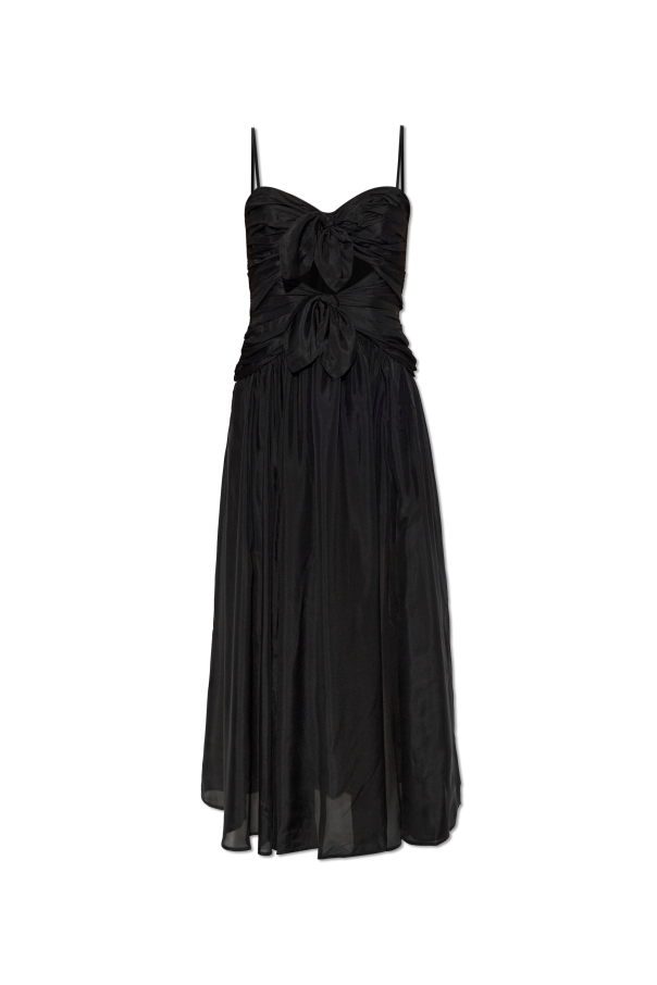 Silk off-the-shoulder dress od Zimmermann