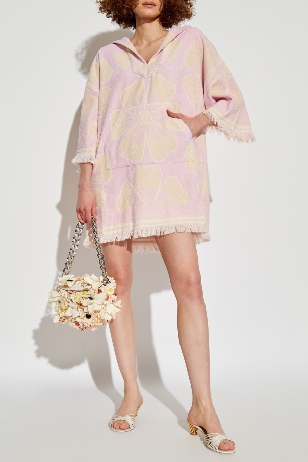 Zimmermann Plażowa sukienka z bawełny typu `frotte`