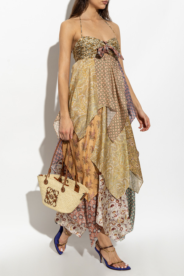 Zimmermann Vestido de seda con lazada