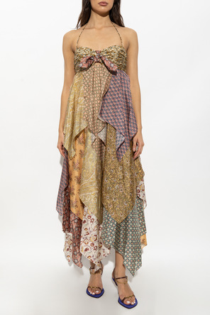 Zimmermann Vestido de seda con lazada