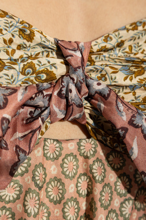 Zimmermann Vestido de seda con lazada
