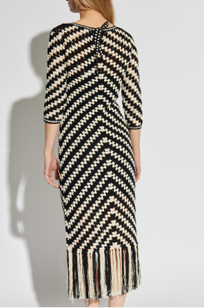 Zimmermann Crocheted dress with fringes