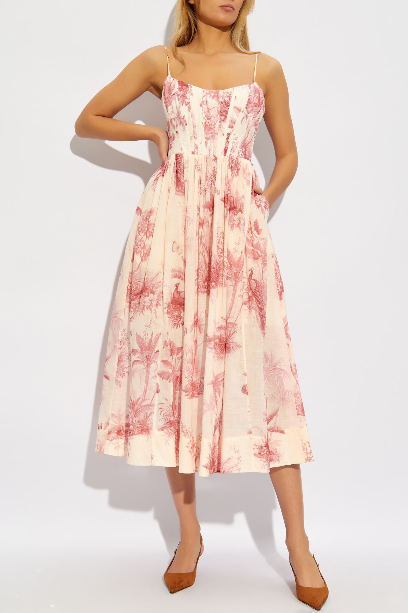 Zimmermann For Aab Circular Mosaic Maxi Dress