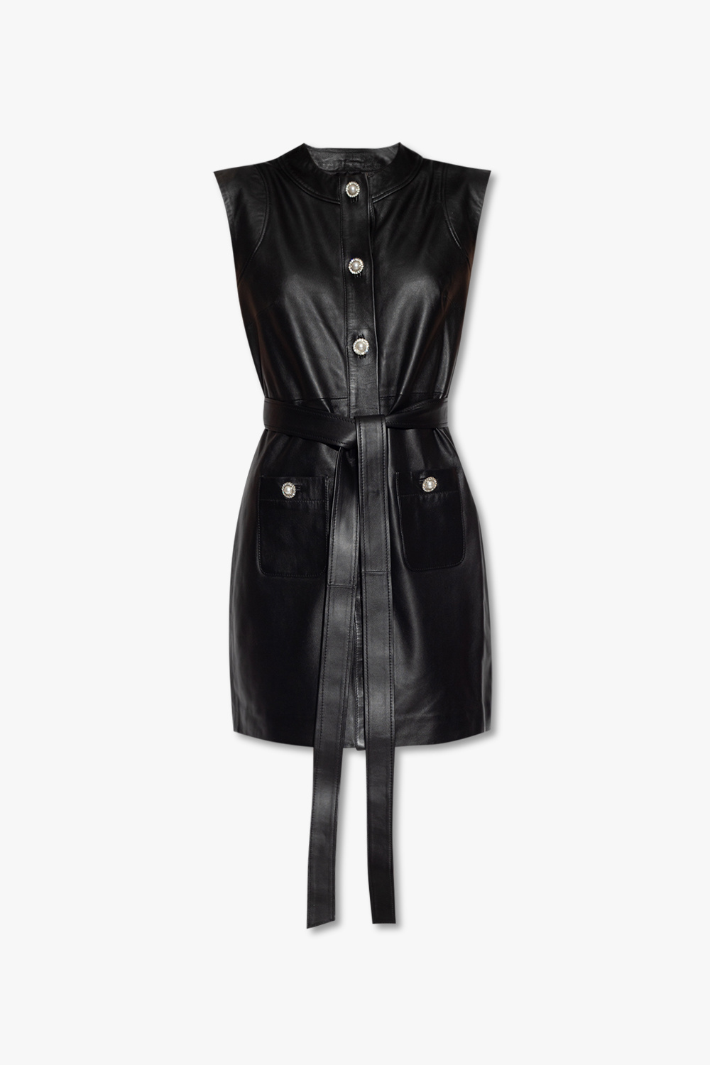 Custommade ‘Jada’ leather Richmond dress