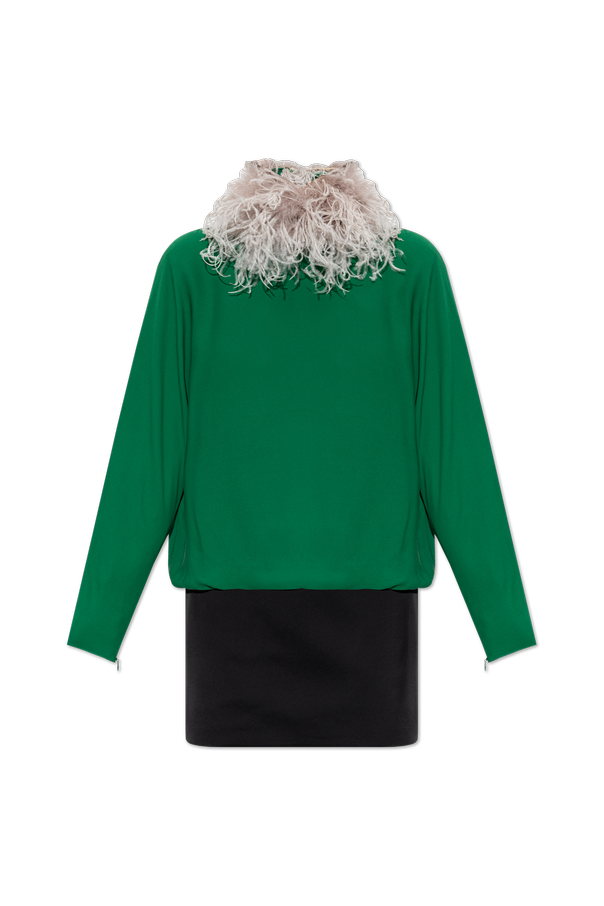 Ostrich feather dress od Valentino Garavani