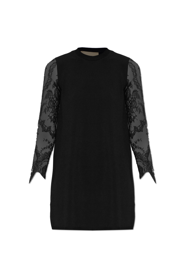 Dress with lace sleeves od Valentino Garavani