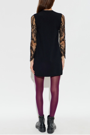 Valentino Garavani Kleid mit Spitzenärmeln