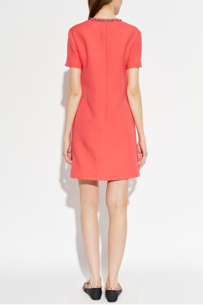 Valentino Garavani Dress with shimmering crystals at the neckline